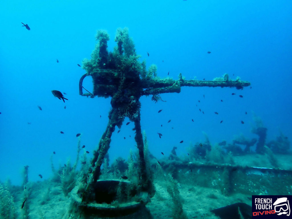 Military equipment underwater in Malta